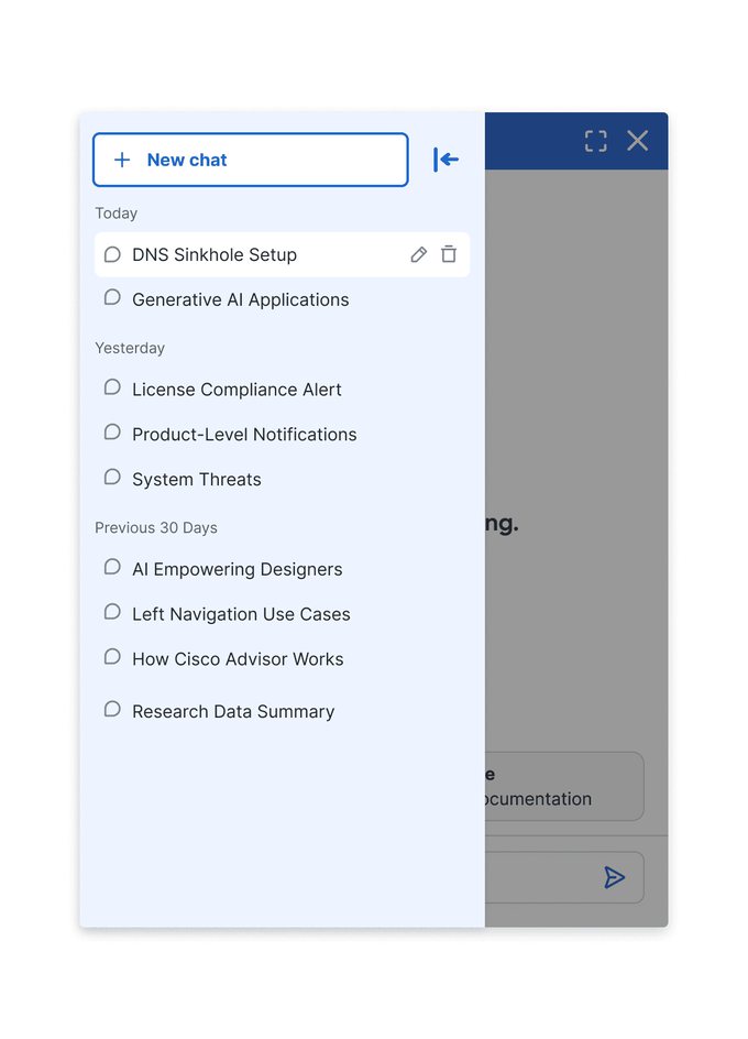 Floating assistant panel showing a longer generated response.